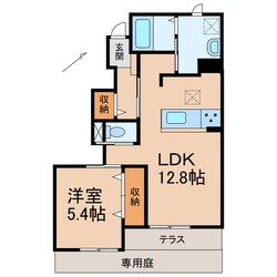 田井ノ瀬駅 徒歩27分 1階の物件間取画像